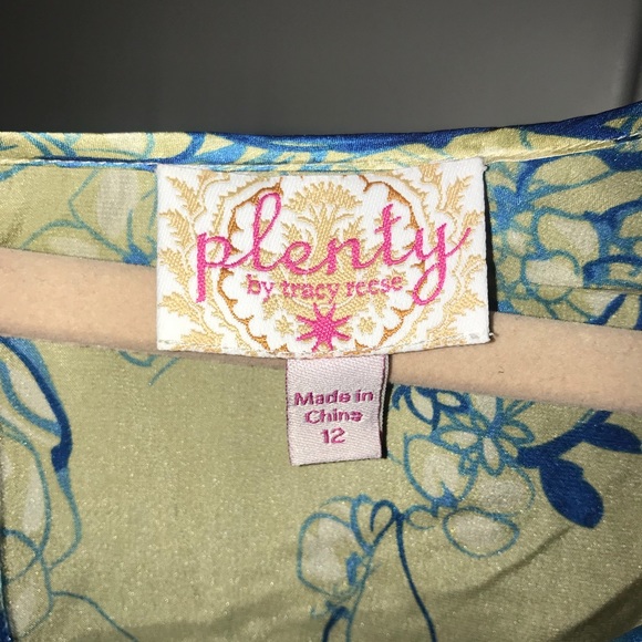 Tracy Reese - Silk Empire waist wrap top Size 12 - Picture 3 of 3